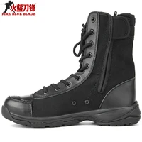 2020 fire blue blade summer canvas running shoes mens training tactical hiking boots hight top training military land war boots