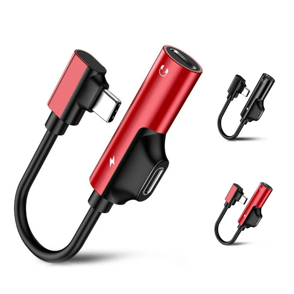 Адаптер для наушников Type c 3 5 мм два в одном|Кабели VGA| |