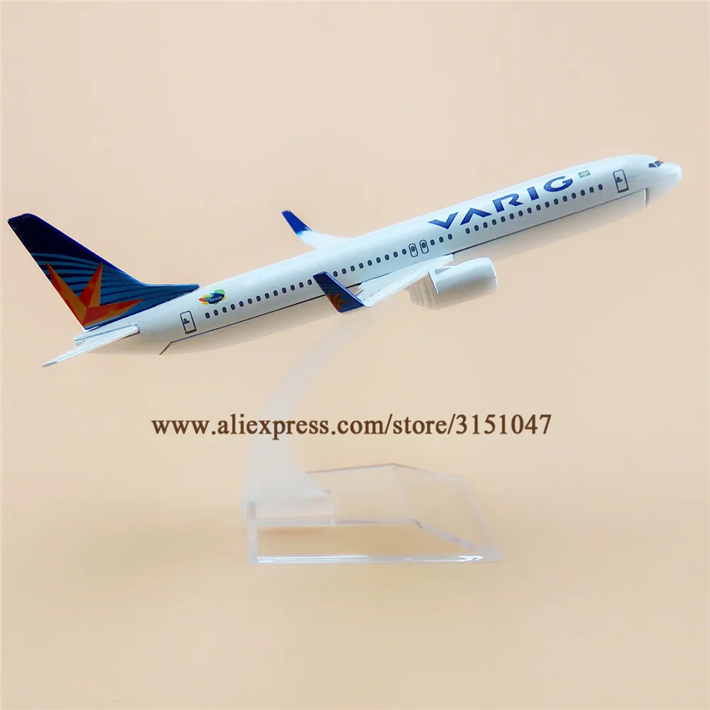 16 см авиамодель самолета из Бразилии VARIG Боинг 737 B737 авиакомпании модель