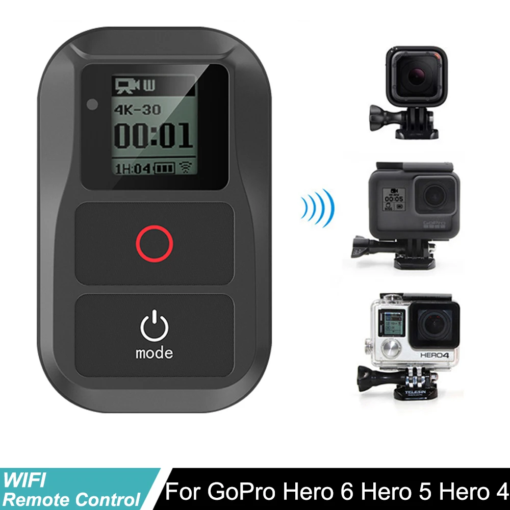 Водонепроницаемый умный пульт дистанционного управления с Wi Fi для GoPro Hero5 кабель
