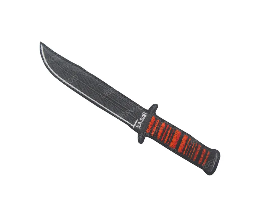 Вышивка saber Kaba нож военные патчи тактическая Боевая аппликация эмблем вышитые