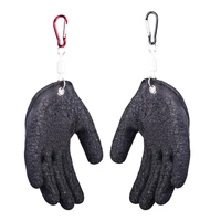 1pcs fishing catching gloves protect hand from puncture scrapes fisherman professional catch fish and with magnet release x60a