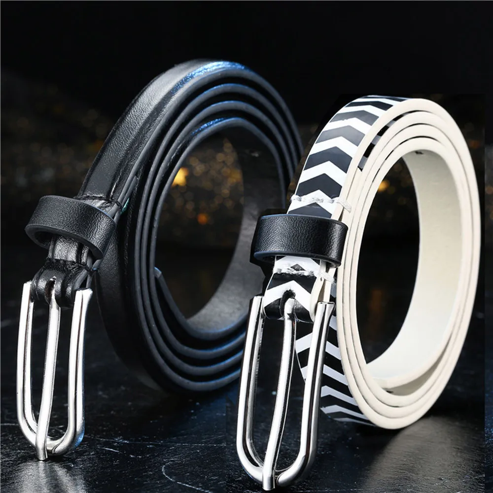 Мужские эластичные холщовые ремни с кожаной отделкой Холщовый эластичный
