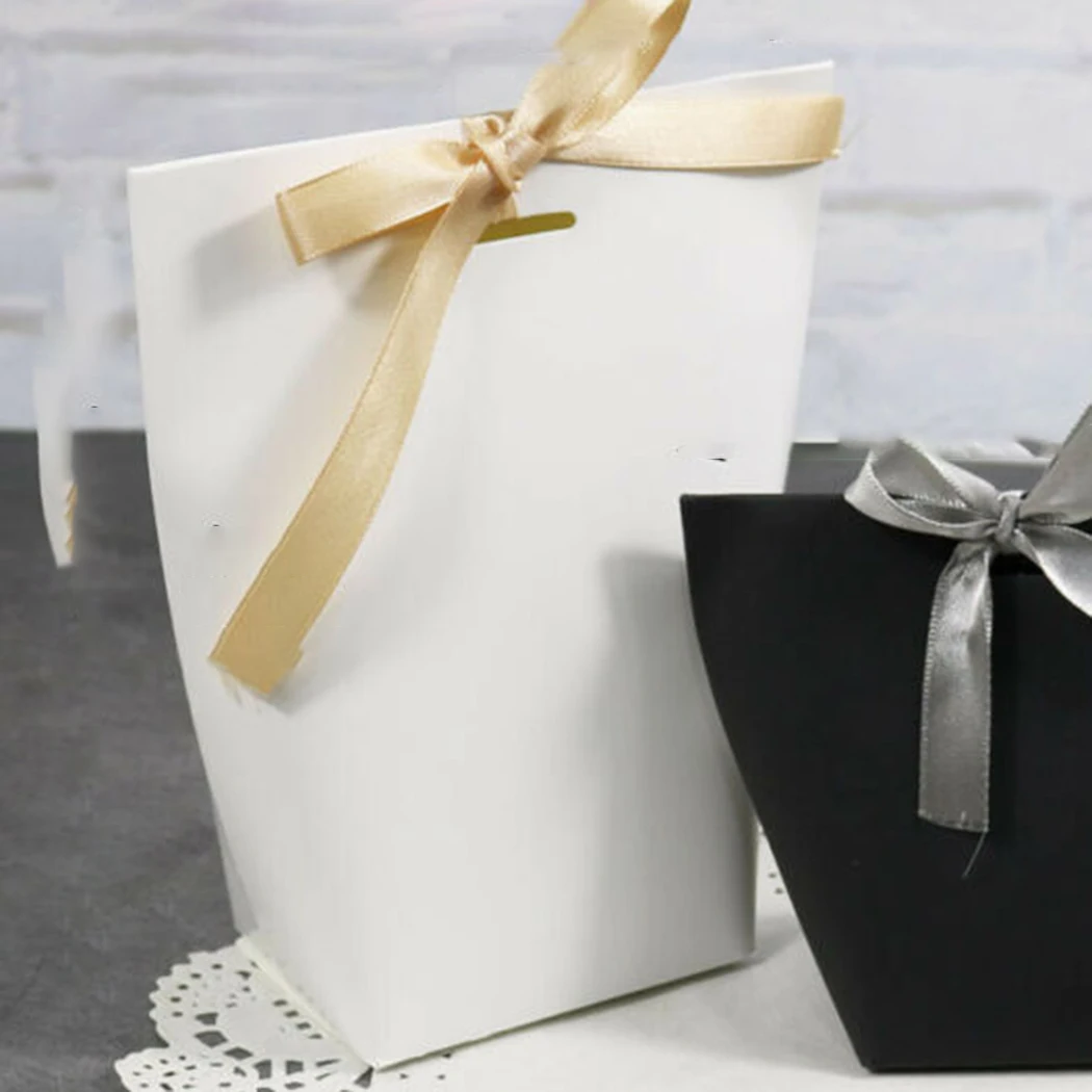 

12X10CM Packaging White/Kraft Birthday 10Pcs Party Decoration Thank You