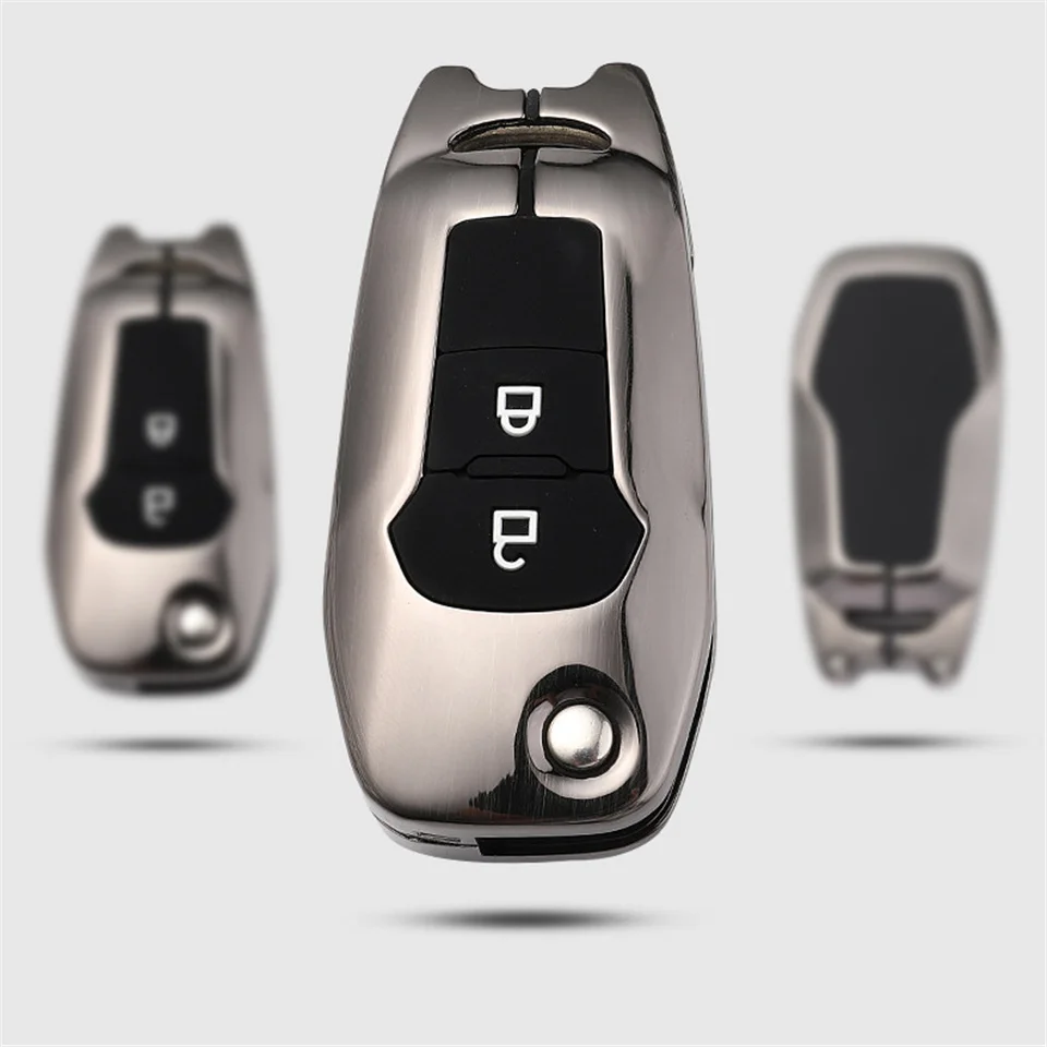 Custodia Cover chiave auto per Ford Fusion Fiesta Escort Mondeo Everest Ranger accessori portachiavi auto coperchio chiave supporto tappo proteggi Set - H6ad96a1bb7e04975a72e2aa2384ca9dbs