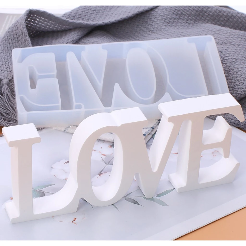 

Large LOVE Silicone Mold DIY Wedding Jewelry Mold Making Tool for Polymer Clay, Crafting, Resin Epoxy, Jewelry Making