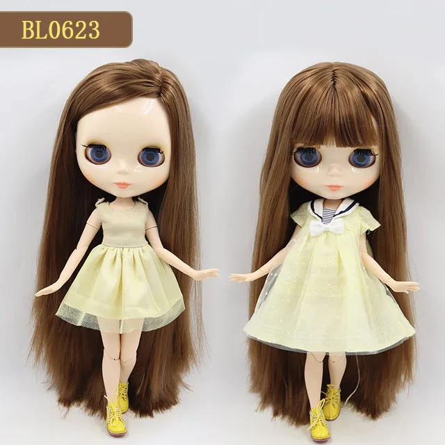 Ледяная фабрика Blyth кукла 1/6 BJD индивидуальные обнаженные тела с белой кожей, глянцевое лицо, подарок для девочки, игрушка