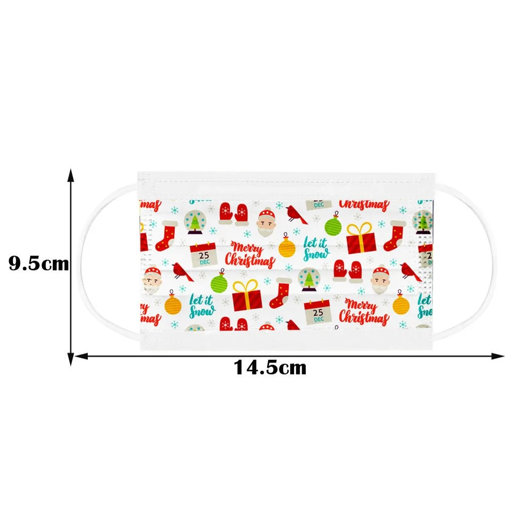 

50pcs Children's Mask Cartoon Printed Disposable Protective Face Mask Boys Girls 3ply Ear Loop Mouth Face Mask Mouth-muffle