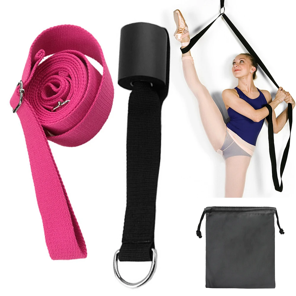 Регулируемая балетная растягивающаяся лента для ног с дверью Achor гимнастические