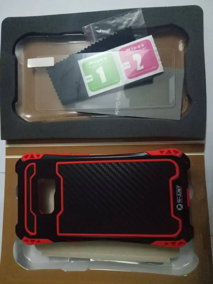 R-JUST чехол для samsung 10 Plus S9 S8 S7 Edge чехол панцири King алюминиевый карбоновый противоударный чехол для Galaxy Note 8 9 10Coque