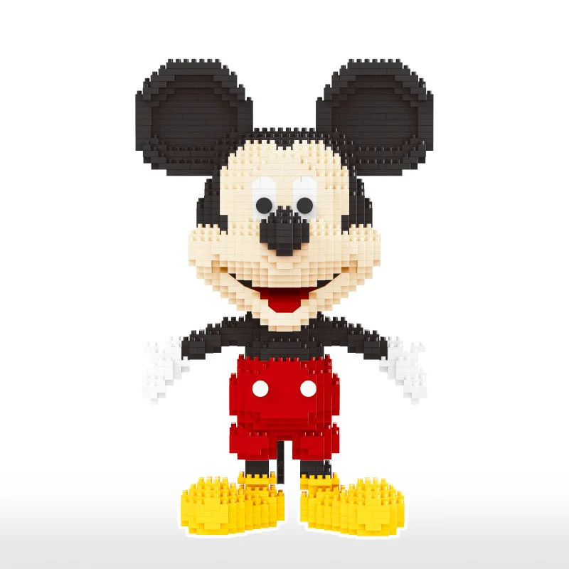 

Disney 1831 шт. + Микки Маус для конструктора квадратного типа Mirco 3D модель мышь классический мультфильм Мини Строительные кирпичи цифры для Кирп...