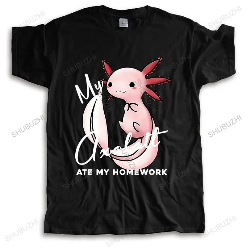 Новое поступление мужские летние футболки Axolotl футболка милая для дома работы