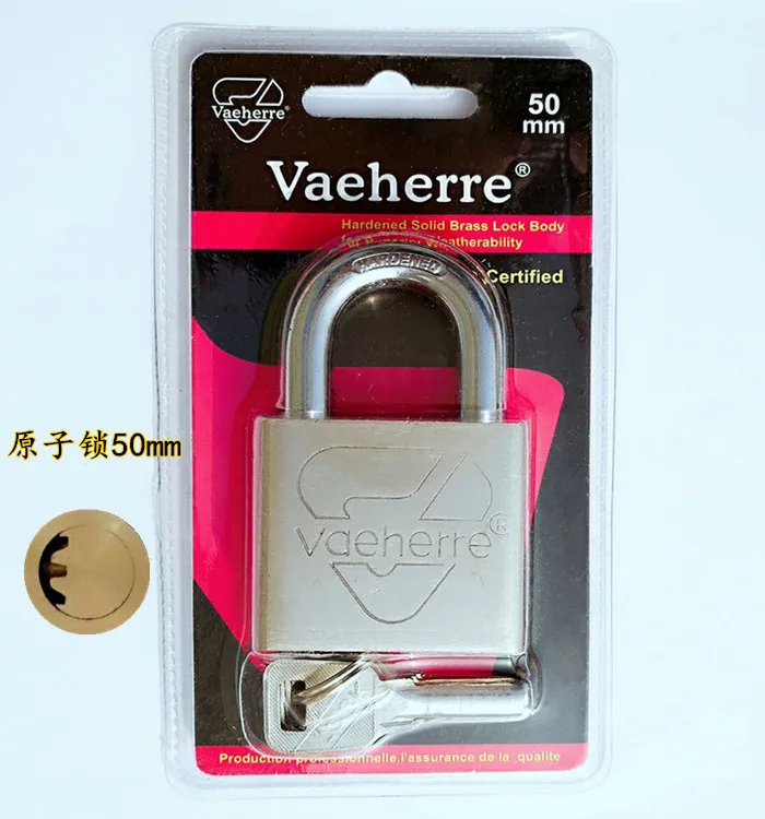 1 шт. замок для дверного шкафчика навес багажа + 3 клавиши атомный ключ медный