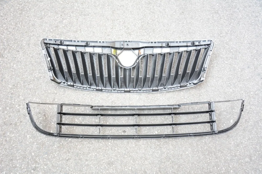2 шт. передний бампер хромированная сетка капот решетки набор сетки верхняя +