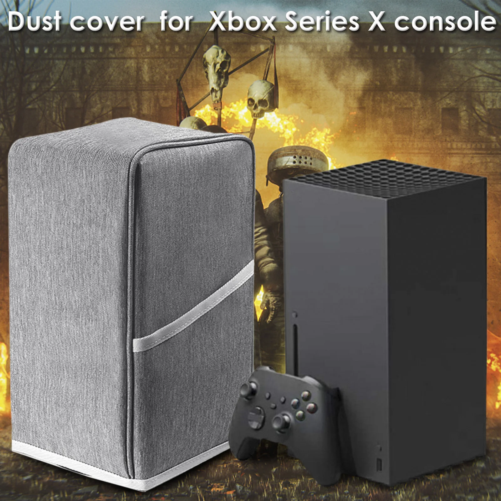 

Nylon Dust Guard Anti Scratch Soft Host DustProof Cover Skin Soft Protector Sleeve for -Xbox Series X Console