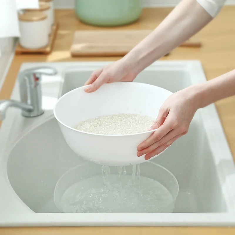 Бытовая двухслойная стиральная закрытый сеткой Слив Корзина Толстая