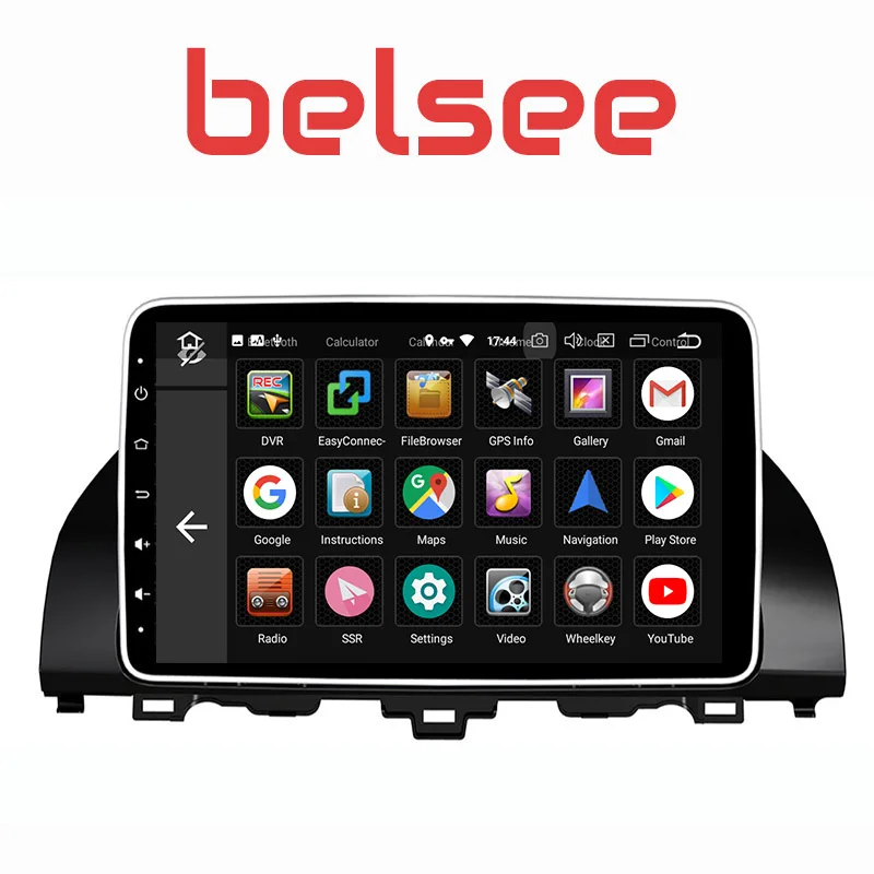 Автомагнитола Belsee PX6 сенсорный экран 10 1 дюйма Android GPS для Honda Accord поколения 2018 2019