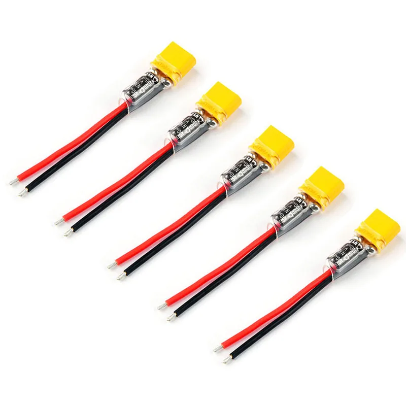 5 шт. XT30 разъем Пигтейл провод питания 100μF конденсатор для Mobula7 Sailfly X UR85 Crazybee F3/F4 PRO