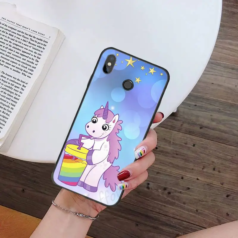 

Rainbow Unicorn cute cartoon animal Phone Case For Xiaomi Redmi note 7 8 9 t k30 max3 9 s 10 pro lite