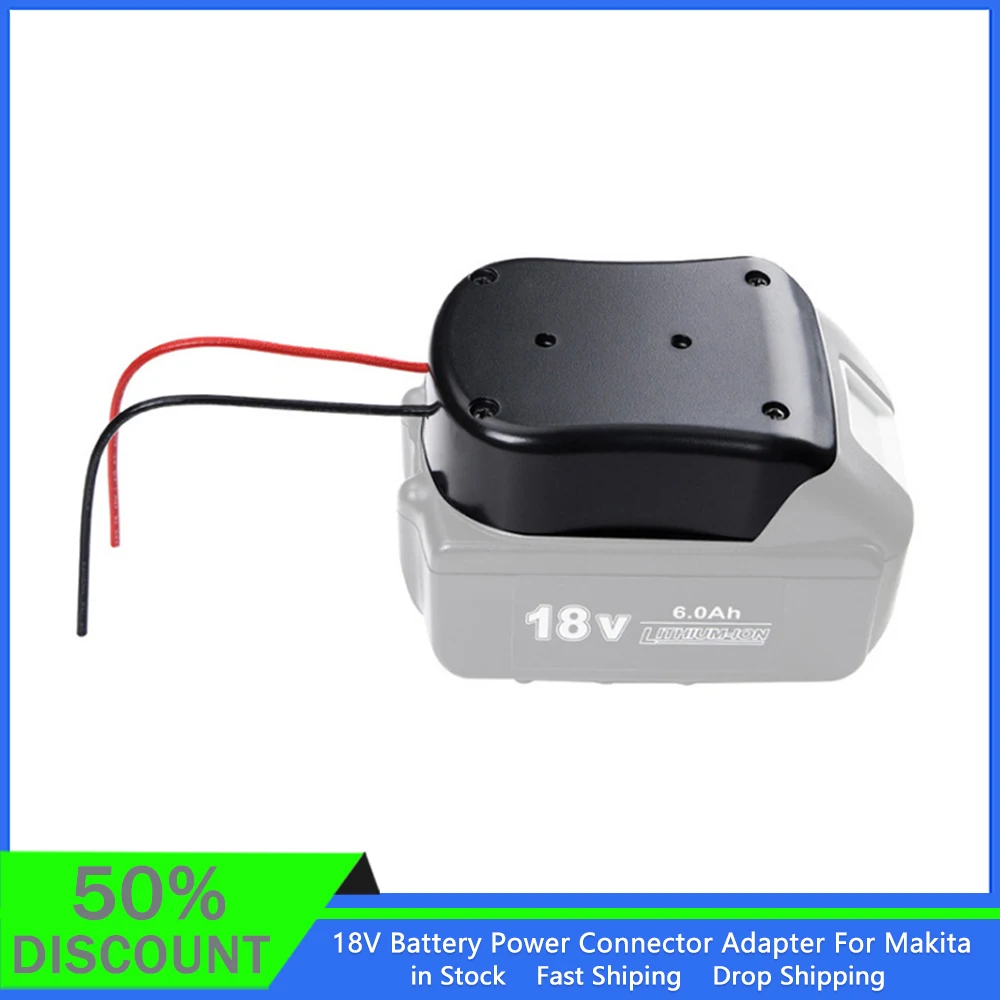 

in Stock For Makita Adapters 18V Battery Power Connector Adapter Dock Holder With 14 Awg Wires Connectors power tool accessory