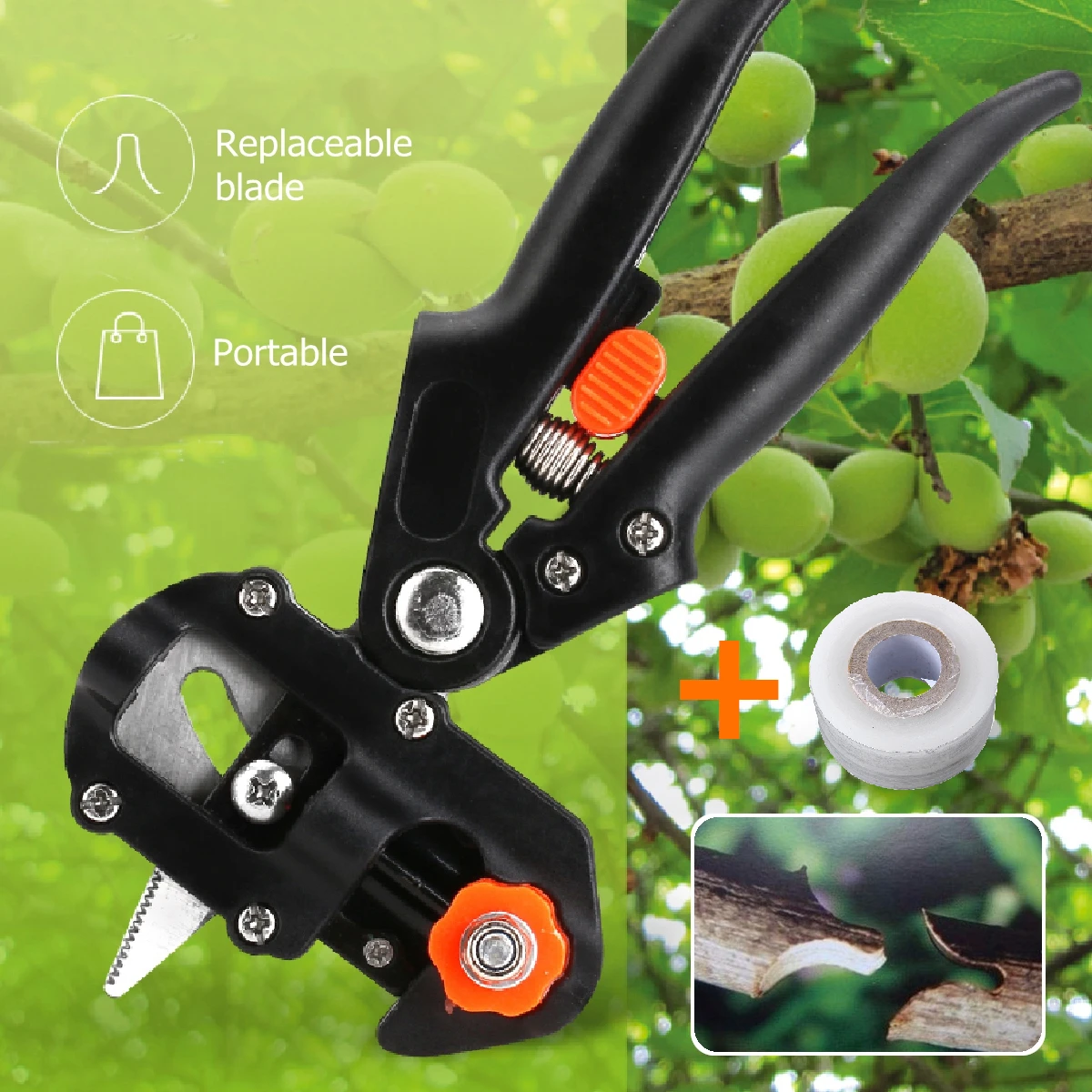 

Shears Scissor Garden Fruit Tree Pruning Grafting CuttingTool 3 Blades Tree Grafting Tool Scissor
