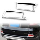 2 хром Автомобильный задний бампер, противотумансветильник РА, отражатель, литье крышки, отделка для Honda CR-V 2015 2016 CRV