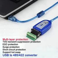 industrial grade rs485 to usb communication converter to 485 module usb to 485 422 serial cable