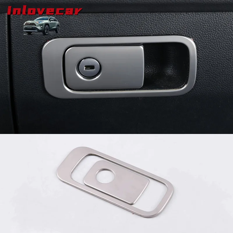 

For Volkswagen VW TiguanL Tiguan MK2 2016-2019 Storage Box Glove Box Door Handle Cover Trim Cap Sticker Decoration Accessories