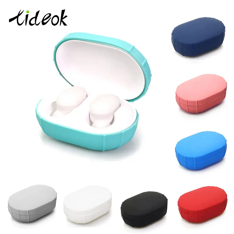 Для Redmi Airdots силиконовый чехол для зарядки наушников ударопрочные аксессуары