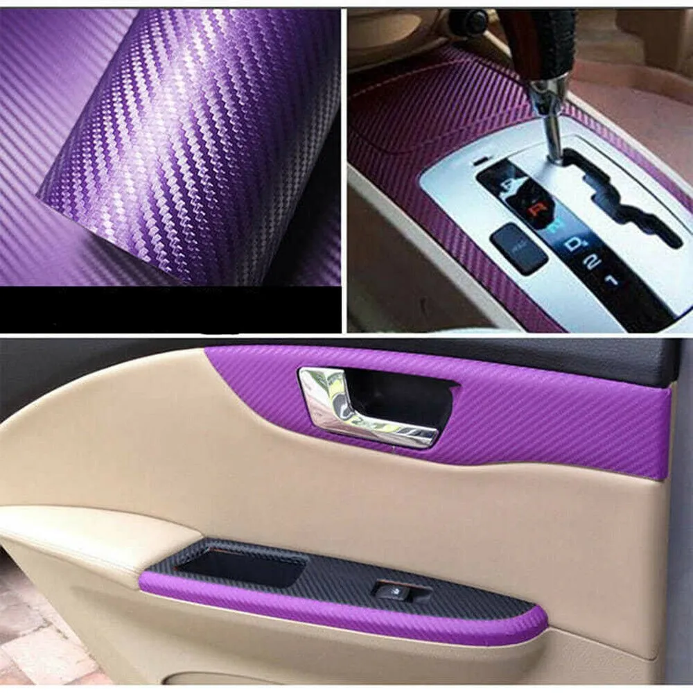 

B Pillar Vinyl Wrap Sticker Car Carbon Fiber Center Console Exterior Panel