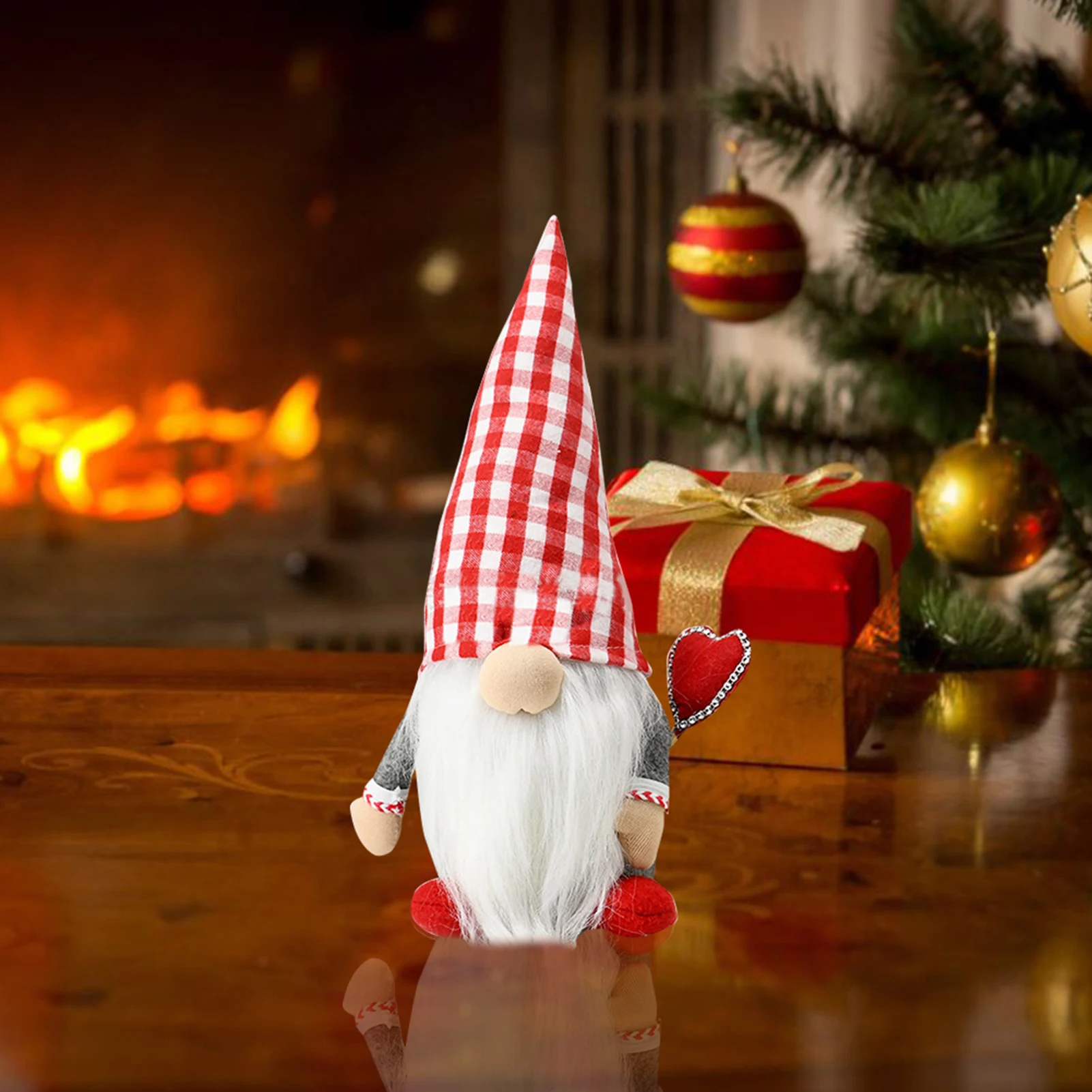 

Valentines Plush Gnome Home Room Decor Swedish Tomte Norway Niss Love Fragile Child Faceless Doll Children Plush Toys