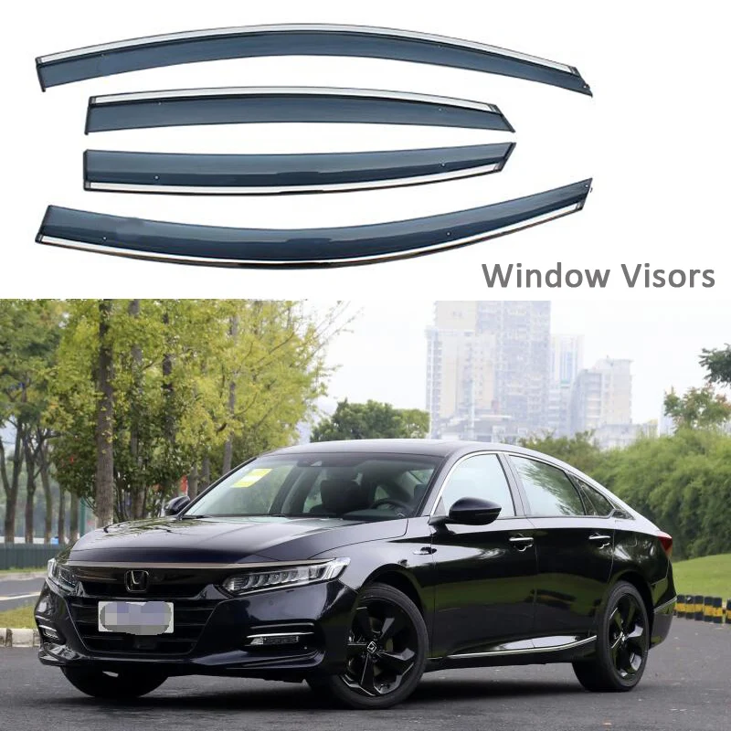 

Козырьки для стайлинга автомобилей Honda Accord 2018-2020, 4 шт./компл. 2019