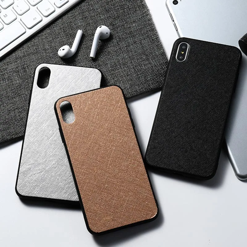 Case For Samsung A50 A70 A40 A20 A60 A2 Core Cloth Retro Fabric Cover Galaxy A7 A8 A9 A6 J4 J6 J8 Plus 2018 Cases |