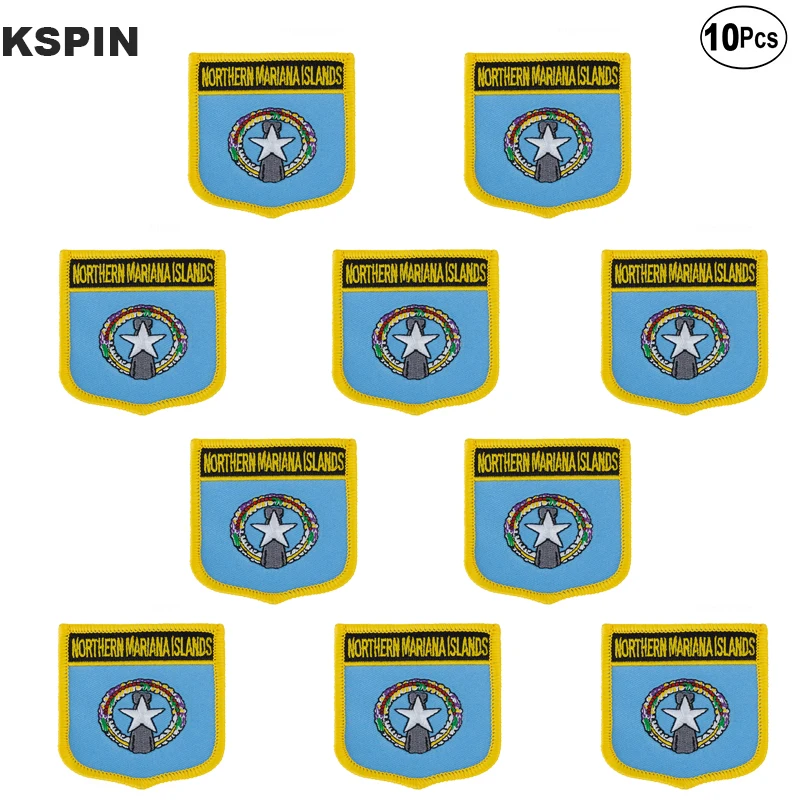 Нашивки с вышивкой в виде флага Северной Марианской острова|Заплатки| |