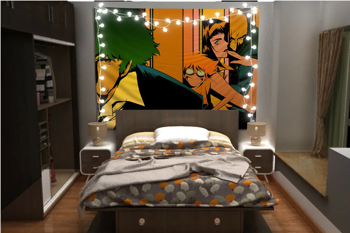 

Cowboy Bebop Tapestry Art Wall Hanging Sofa Cover Home Decor