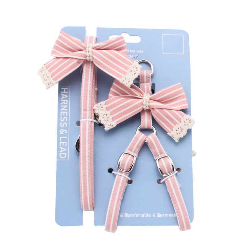 Регулируемый ошейник для маленьких питомцев поводок кошек Мягкая Веревка котят