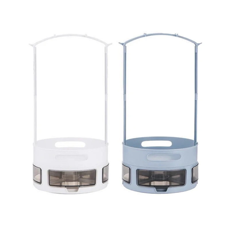 

Rotatable Seasoning Jar Storage Shelf Kitchen Bathroom Seasoning Bottle Cosmetic Storage Box