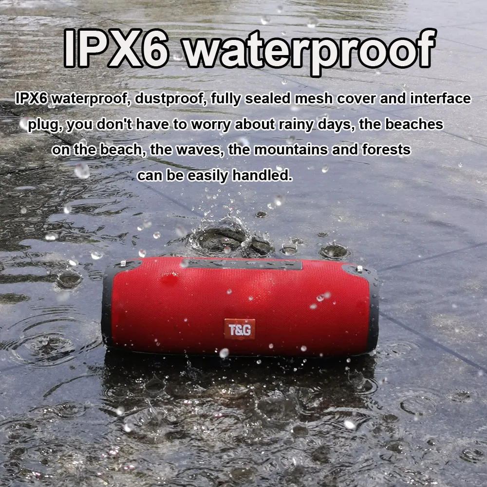 Bluetooth-колонки высокой мощности 40 Вт водонепроницаемая Портативная колонка для ПК