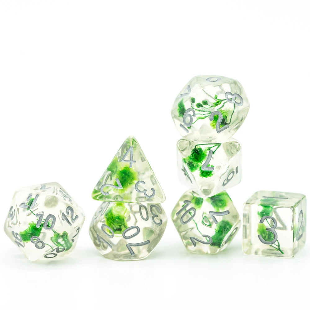7 шт./компл. Цветочные игральные кости DND D & D4 D6 D8 D10 % D12 D20 многогранные игры Набор