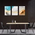 Морской мрамор, картина, постер, искусство, используемое для дома, офиса, компании, декоративная живопись, абстрактный геометрический рисунок