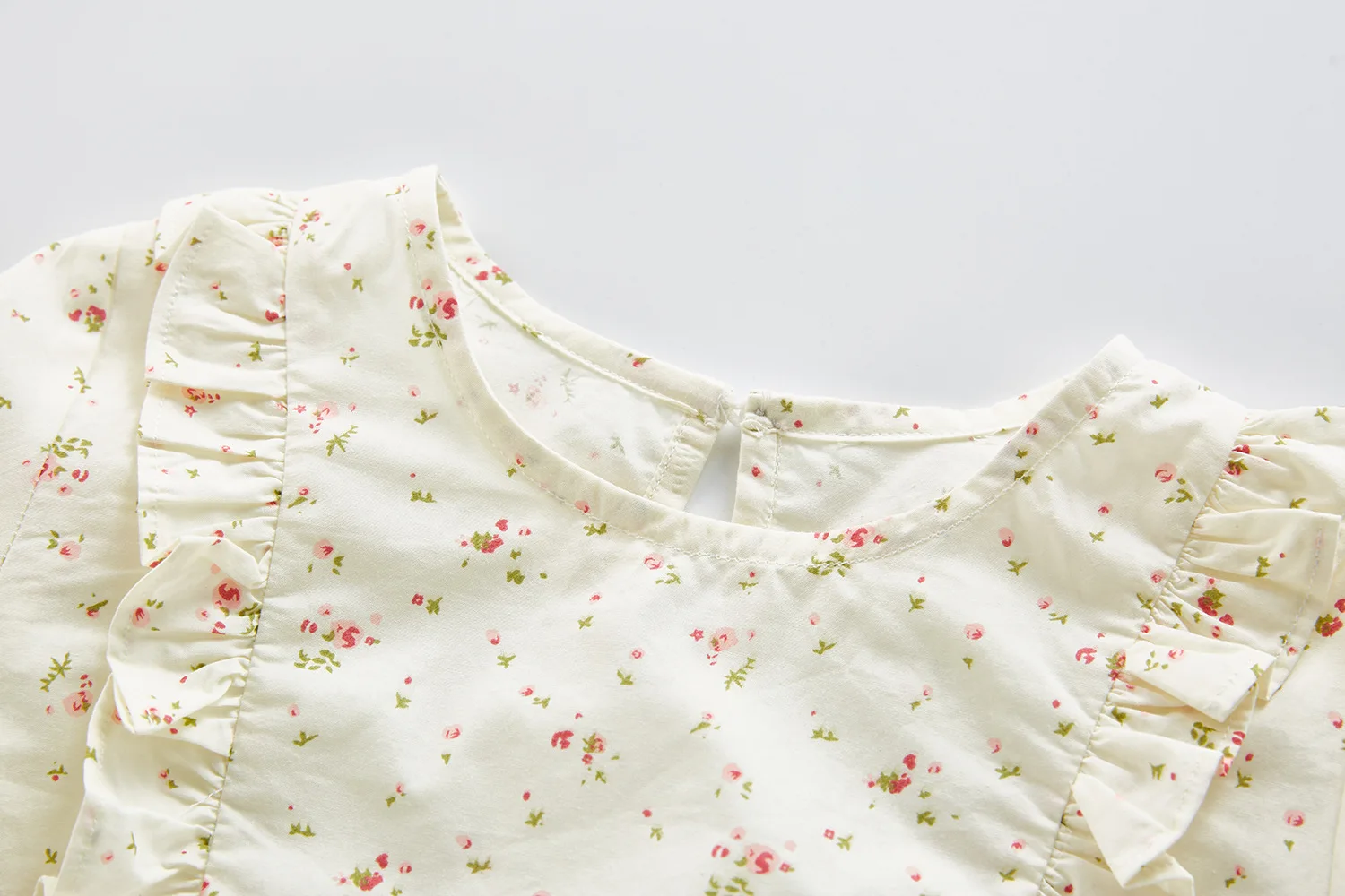 2020 весенний Детский костюм для маленьких девочек комбинезоны с цветочным