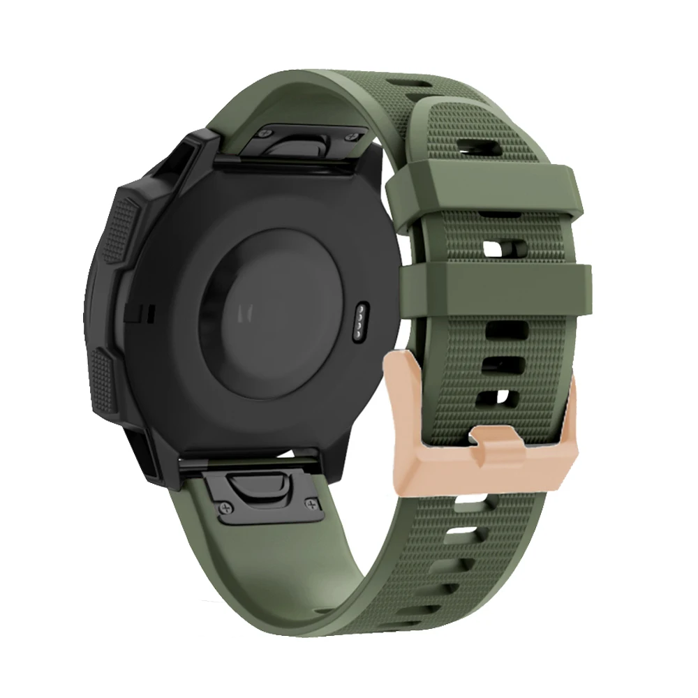 Ремешок силиконовый для Garmin Fenix 5X 6X 6 5 5S Plus 3 3hr | Электроника