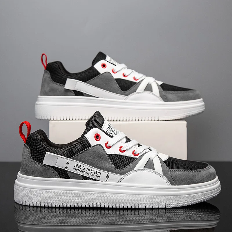 

Spring 2021 new men's shoes casual sneakers thick-soled and high running board shoes travel flat shoes