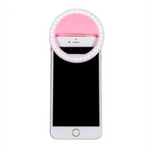 Selfie Ring Mobile Phone Clip Lens Light Lamp Litwod Led Bulbs Emergency Dry Battery For Photo Camera Well Smartphone Beauty