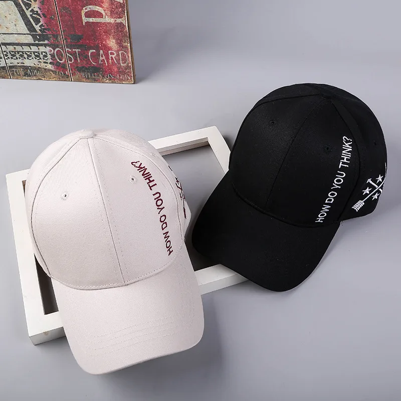 embroidery letters arrow stars baseball hat men women cotton snapback hat cool fashion street baseball hat hip hop hat