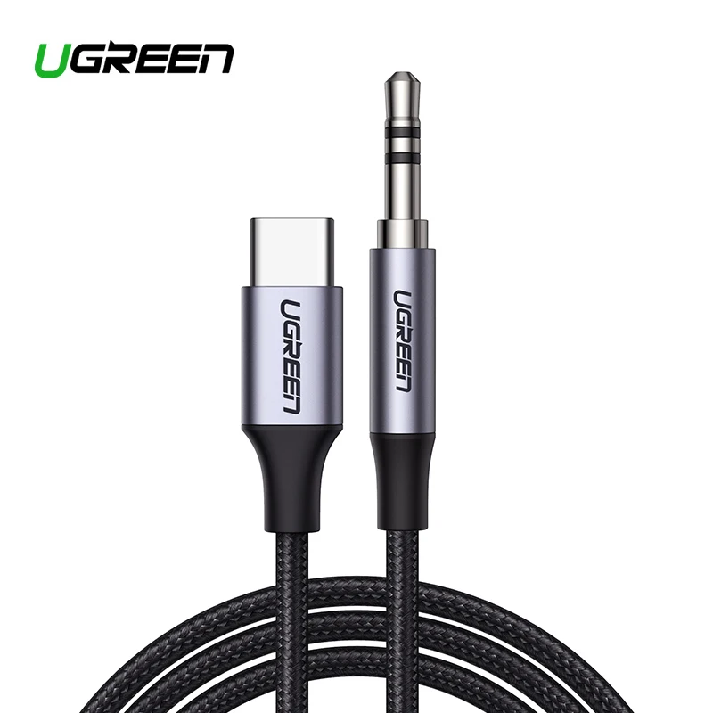 Ugreen USB C на 3 5 мм AUX Наушники Тип Jack адаптер аудио кабель для Huawei Mate 20 P30 Oneplus 7 pro Xiaomi Mi