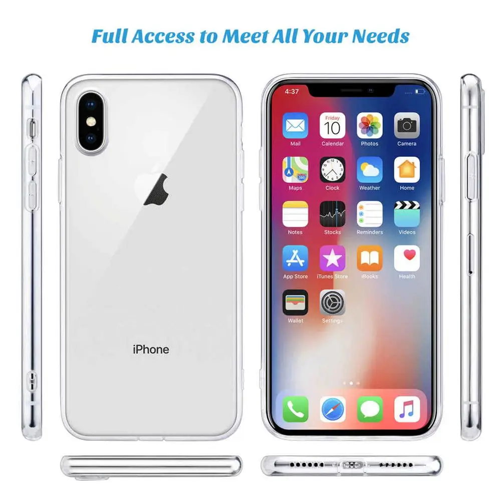 Прозрачный чехол для iPhone 7 Plus мягкий силиконовый из ТПУ 11 Pro Max XSMAX XR XS X 8 6 S |