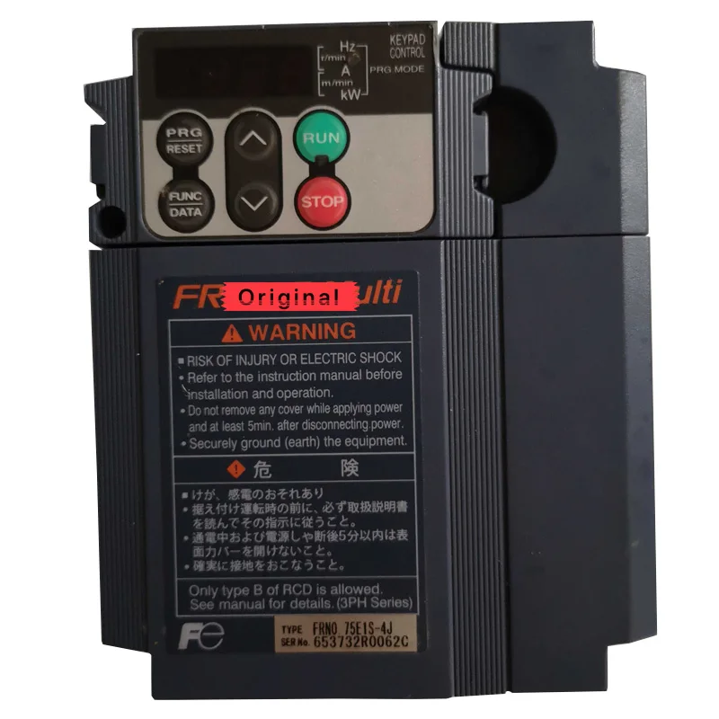 

90% New Original FRN0.75E1S-4J 380V 0.75KW Inverter 100% Test Good Quality
