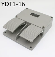 ydt1 16 ac 380v 6a aluminum double with kh9011 core silver point foot pedal switch md6 l02