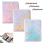 3 дюйма зыбучий песок с блестками 64 карманами Instax Мини Фотоальбом для FujiFilm Instax Mini 8, Mini 9 7s 50 90 Fuji пленка бумага